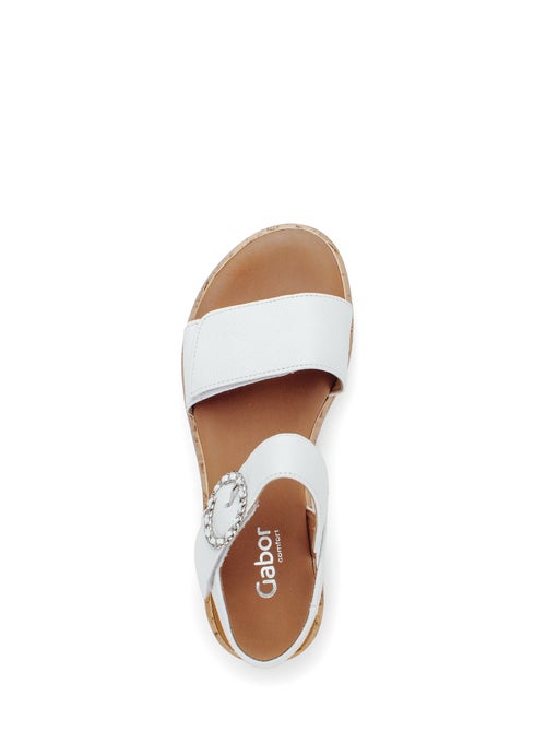 Sandales  en cuir - Kiabi