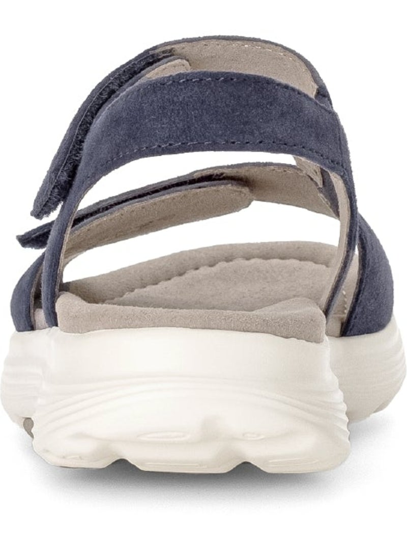 Sandales  en cuir Bleu - Kiabi