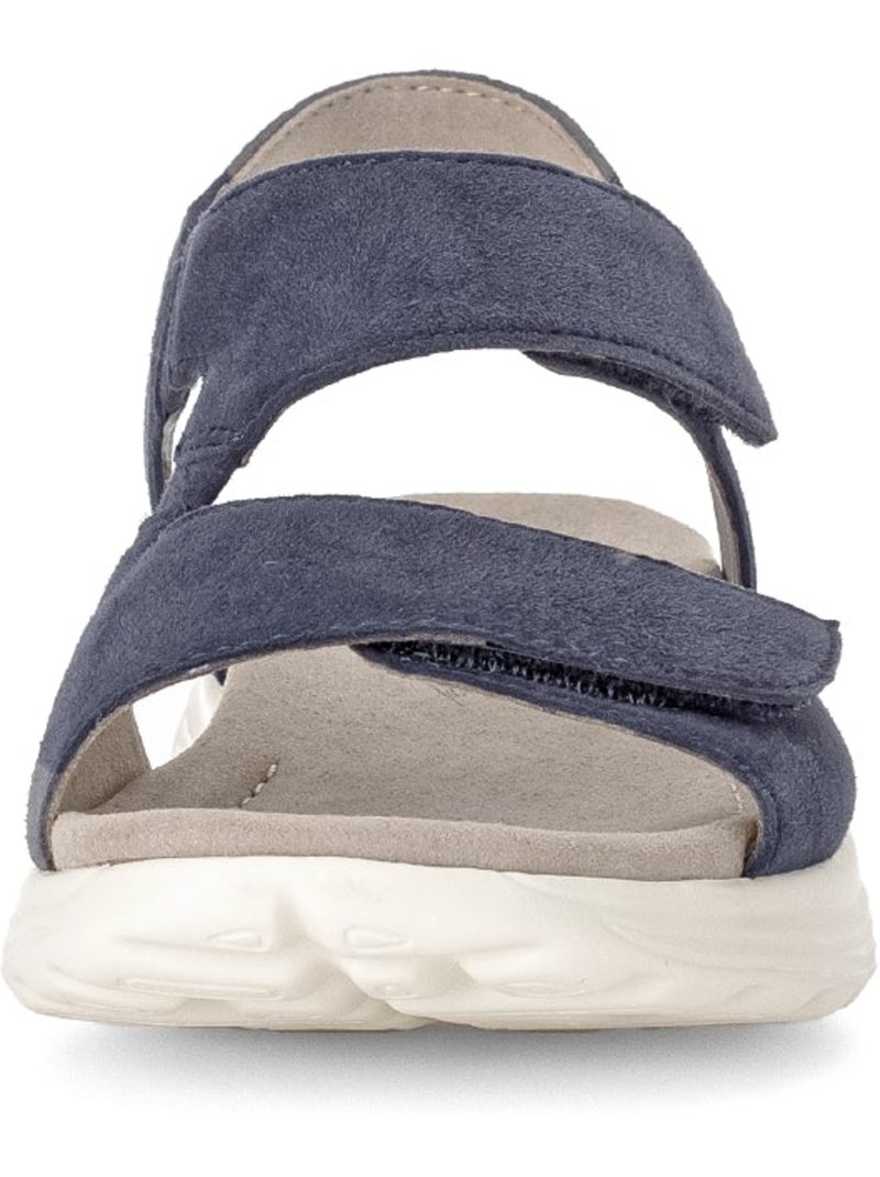 Sandales  en cuir Bleu - Kiabi