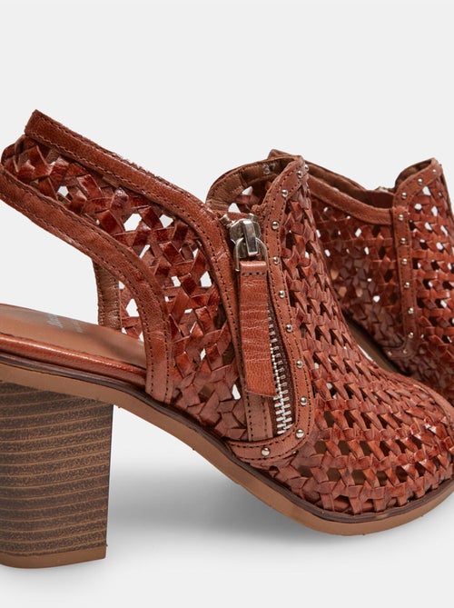 Sandales en cuir bout ouvert BATA - Kiabi