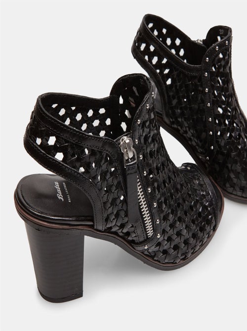 Sandales en cuir bout ouvert BATA - Kiabi