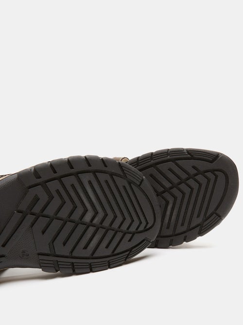 Sandales en cuir - Kiabi