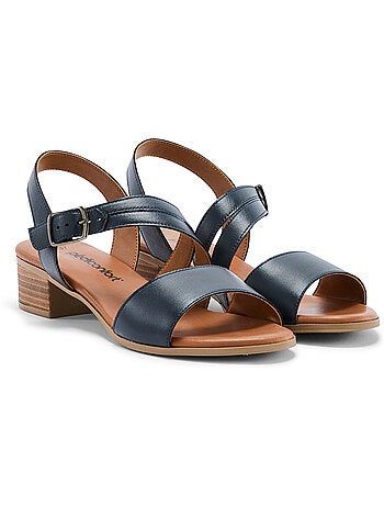 Sandales en cuir confortables - PEDICONFORT