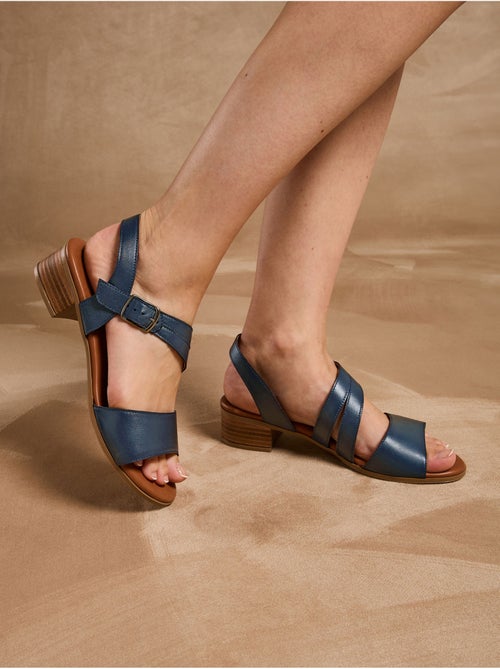 Sandales en cuir confortables - PEDICONFORT - Kiabi