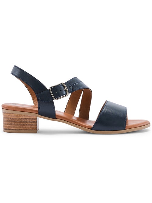 Sandales en cuir confortables - PEDICONFORT - Kiabi