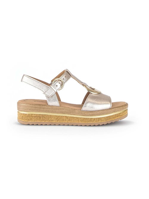 Sandales  en cuir - Kiabi