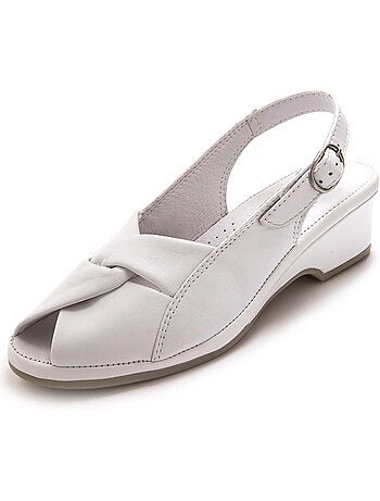Sandales en cuir extra-larges - PEDICONFORT