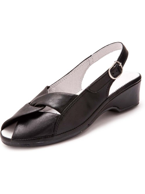 Sandales en cuir extra-larges - PEDICONFORT - Kiabi