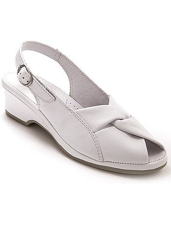 Sandales en cuir extra-larges