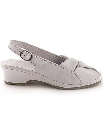 Sandales en cuir extra-larges