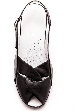 Sandales en cuir extra-larges