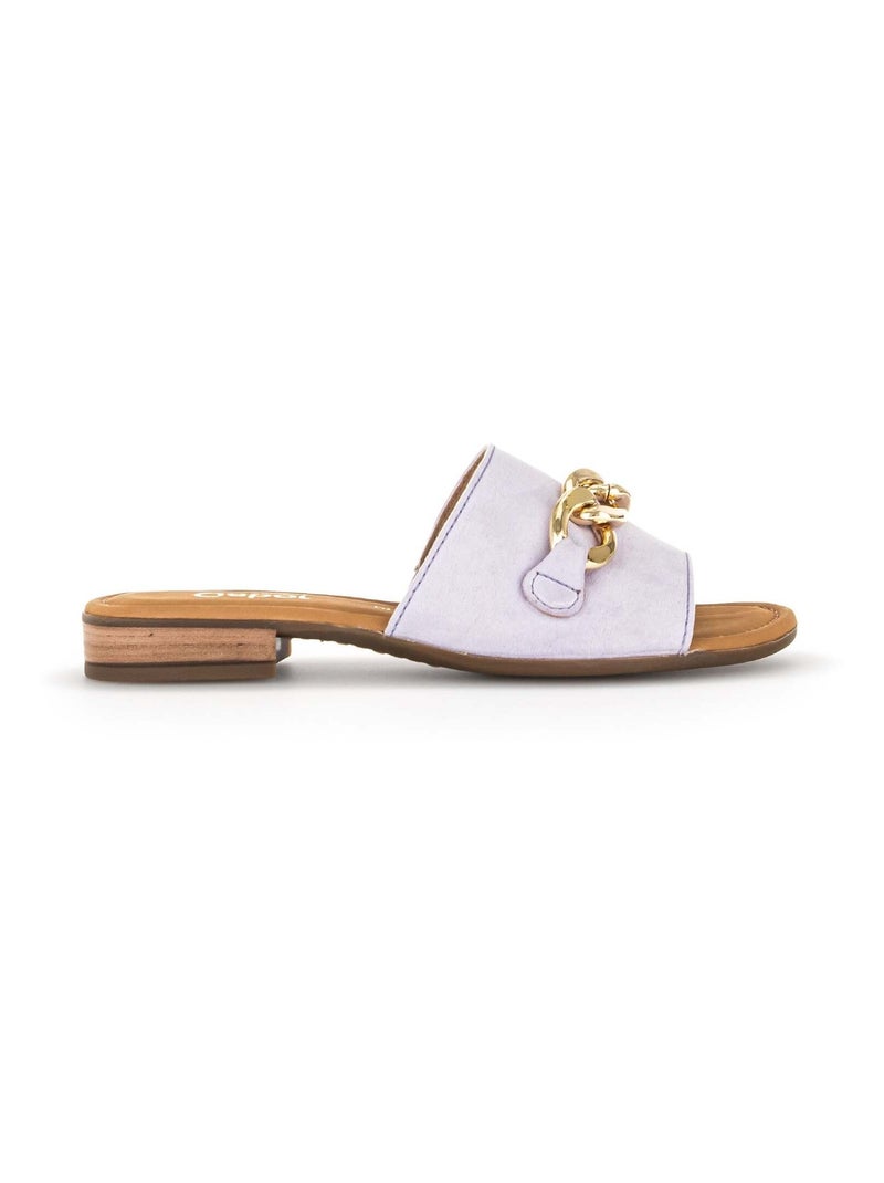 Sandales  en cuir Gabor Violet - Kiabi