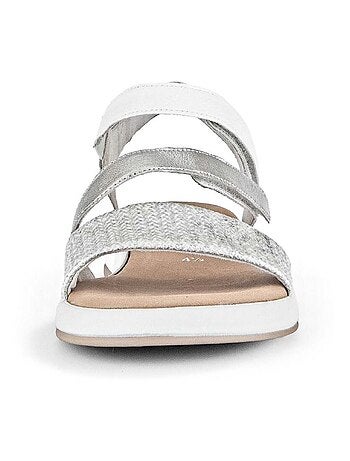 Sandales en cuir lisse