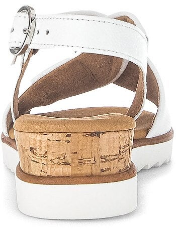 Sandales Compensées Cuir Gabor Cervo