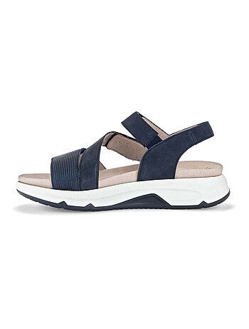 Sandales en cuir lisse