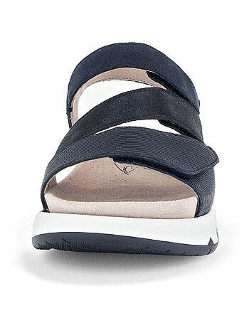 Sandales en cuir lisse