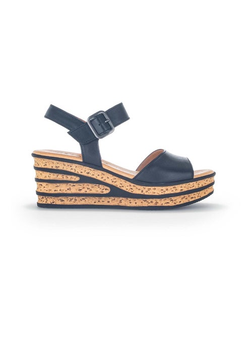 Sandales  en cuir lisse Gabor - Kiabi