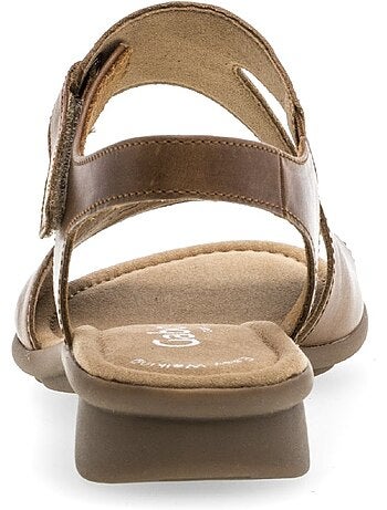 Sandales en cuir lisse
