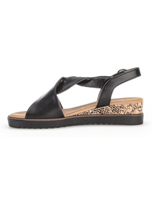 Sandales en cuir lisse - Kiabi Sandales en cuir lisse - Kiabi