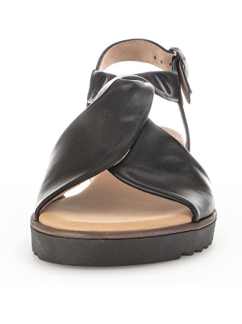 Sandales en cuir lisse - Kiabi Sandales en cuir lisse - Kiabi