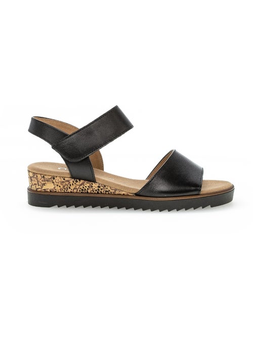 Sandales en cuir lisse - Kiabi Sandales en cuir lisse - Kiabi