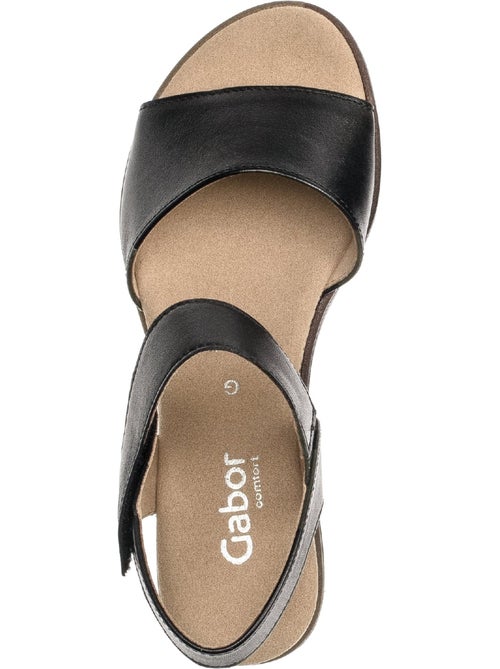 Sandales en cuir lisse - Kiabi Sandales en cuir lisse - Kiabi