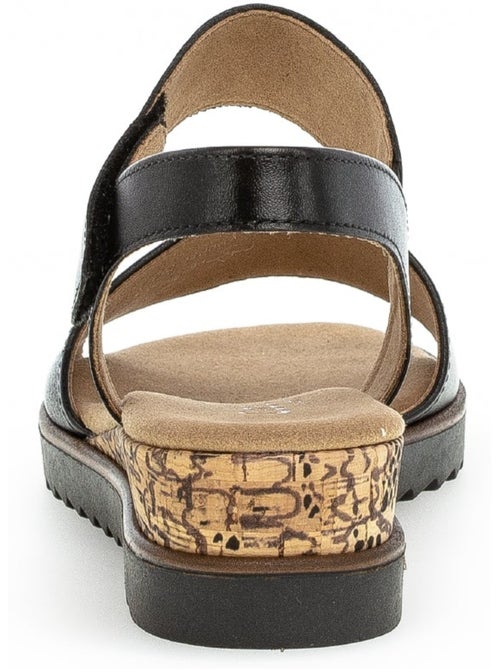Sandales en cuir lisse - Kiabi Sandales en cuir lisse - Kiabi
