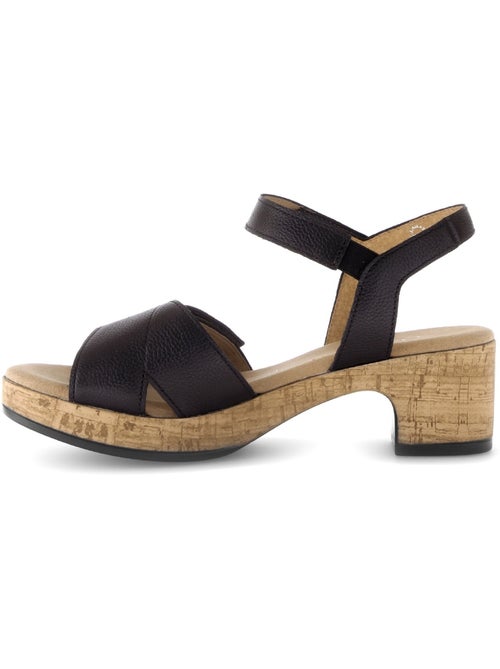 Sandales en cuir lisse - Kiabi Sandales en cuir lisse - Kiabi