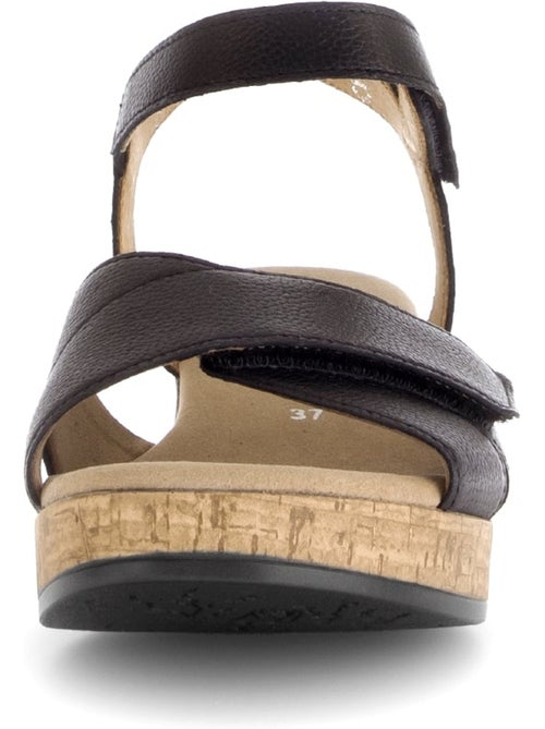 Sandales en cuir lisse - Kiabi Sandales en cuir lisse - Kiabi
