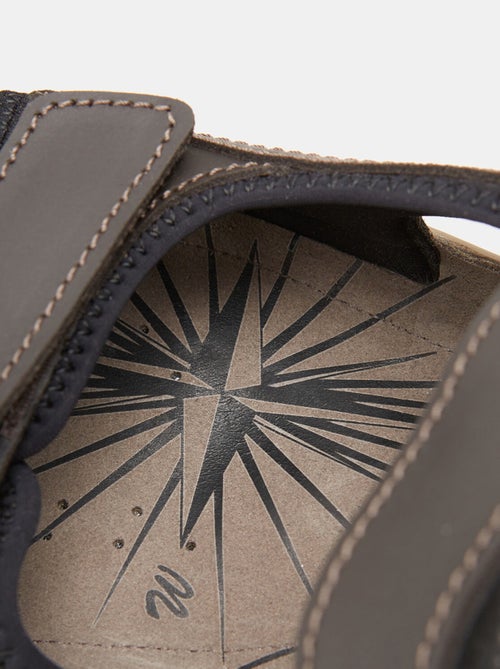 Sandales en cuir - Kiabi