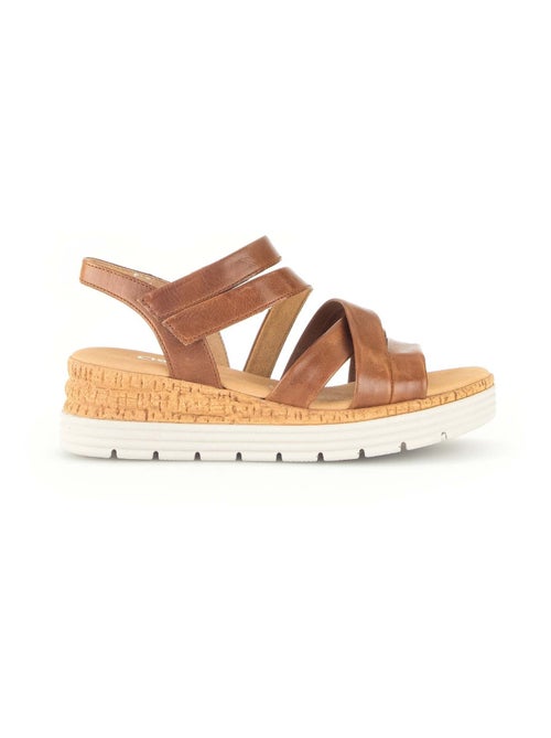 Sandales  en cuir - Kiabi