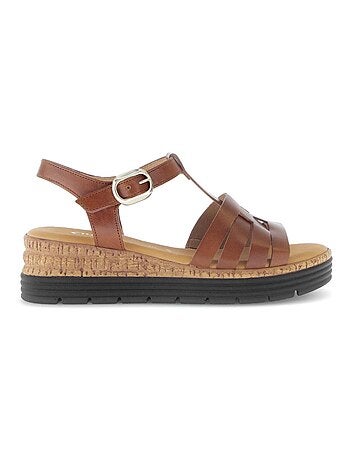Sandales en cuir