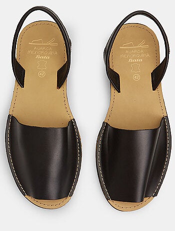 Sandales en cuir