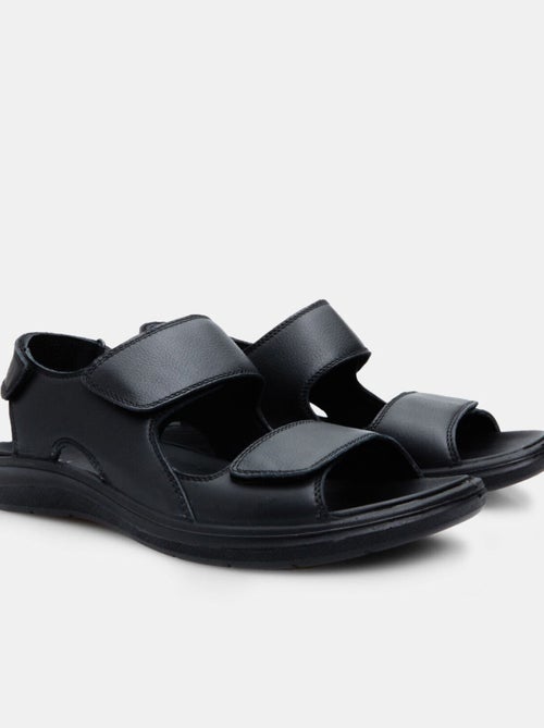 Sandales en cuir - Kiabi