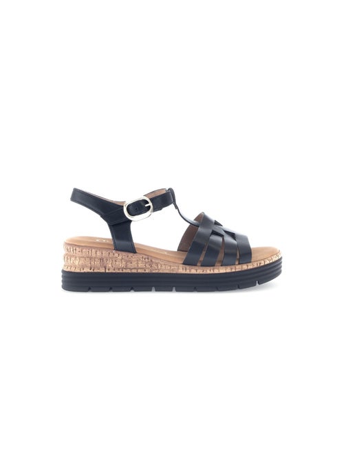 Sandales  en cuir - Kiabi