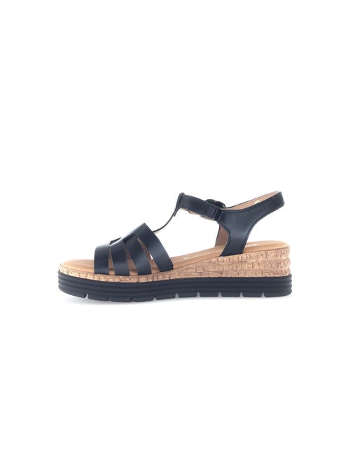 Sandales  en cuir - Kiabi