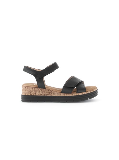 Sandales  en cuir - Kiabi