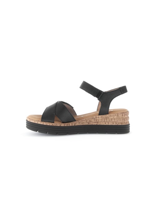Sandales  en cuir - Kiabi