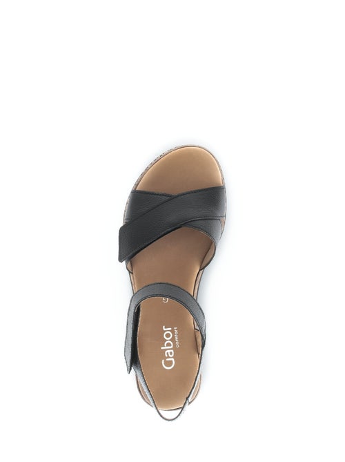 Sandales  en cuir - Kiabi
