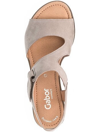Sandales en cuir nubuck