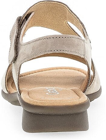 Sandales en cuir nubuck
