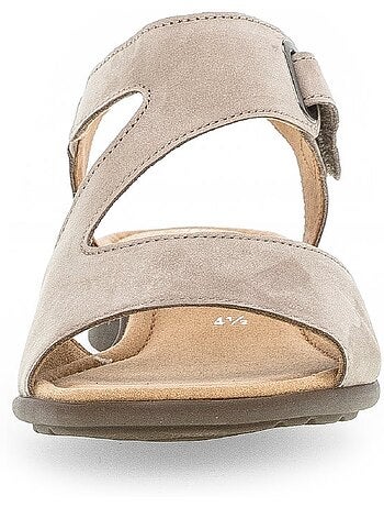 Sandales en cuir nubuck