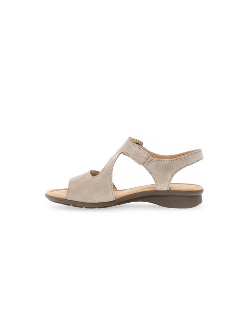 Sandales  en cuir nubuck - Kiabi