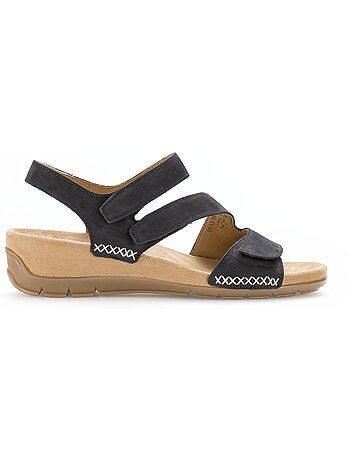Sandales en cuir nubuck
