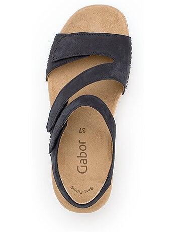 Sandales en cuir nubuck