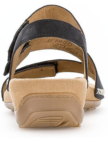 Sandales en cuir nubuck