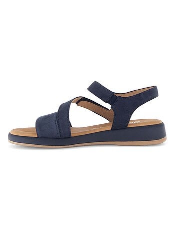 Sandales en cuir nubuck