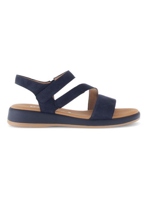 Sandales  en cuir nubuck - Kiabi
