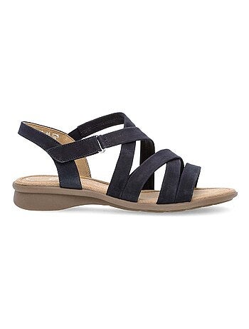 Sandales en cuir nubuck