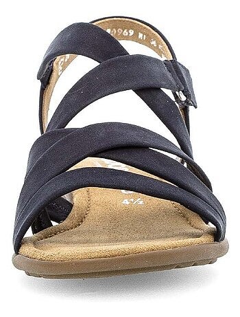 Sandales en cuir nubuck